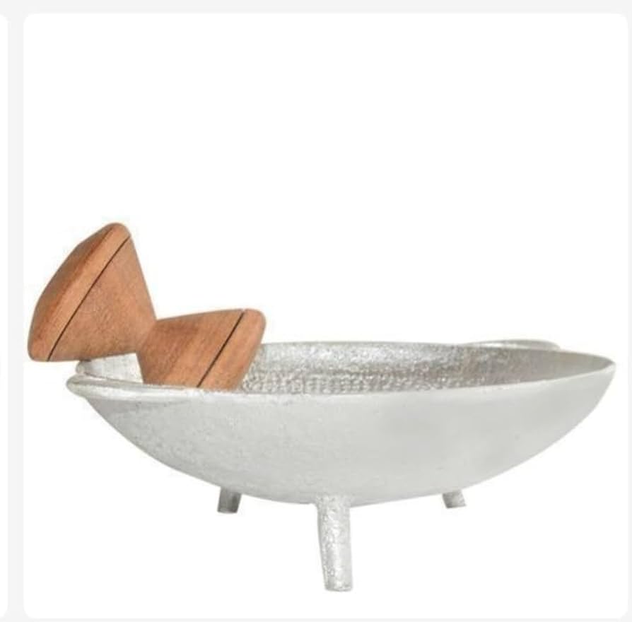 Premium Aluminum Mortar & Pestle – Perfect for Garlic, Herbs, Spices & Homemade Sauces