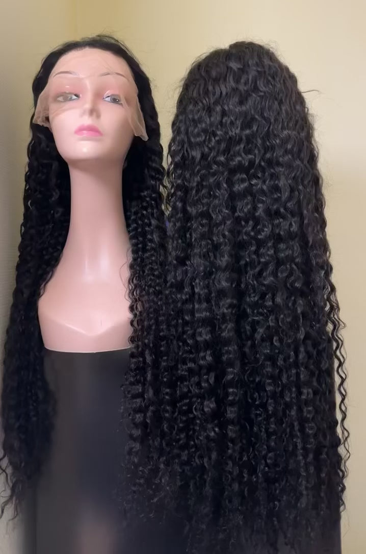 Perruque brésilienne, 180%, lace frontal, humain Hair